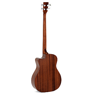 Sigma BMC 15E Mahogany Top, Fish Presys II Acoustic Electric Bass with Bag 